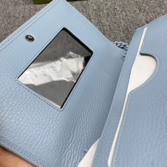 100% Authentic GUCCI Soho Wallet on Chain Leather Shoulder Bag - Picture 11 of 13